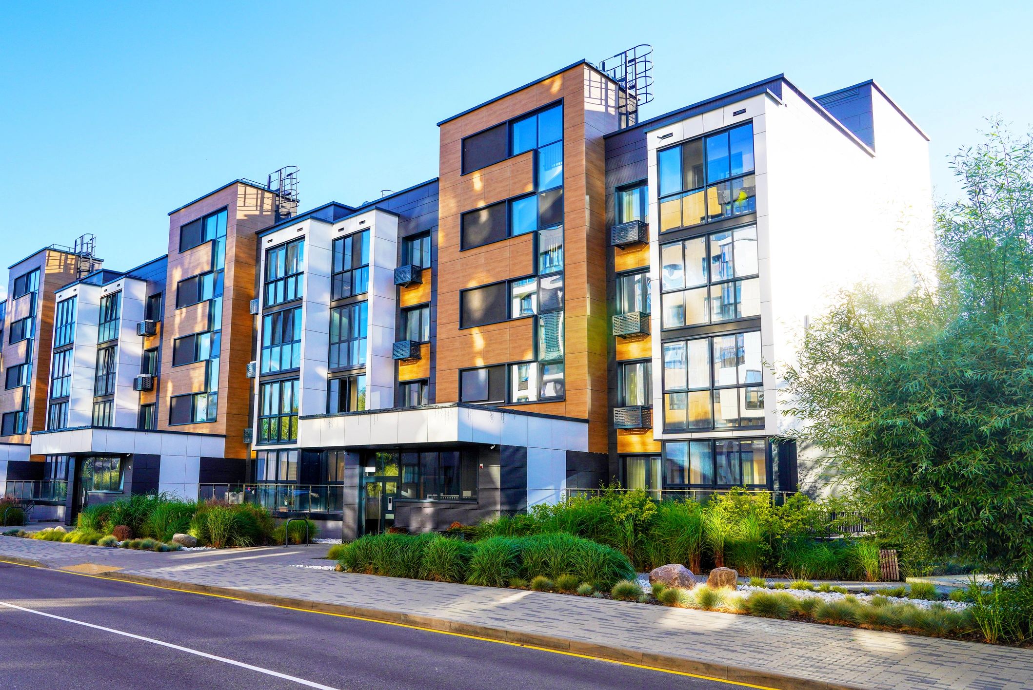 modern property exterior